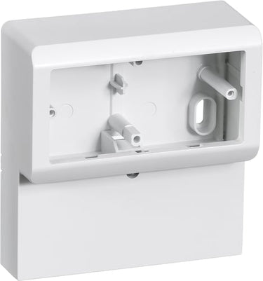 OPUS 66 panelunderlag for FUGA 2 modul antenne/dataudtag hvid - 1