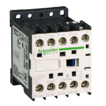 TeSys K kontrolrelæ - 2 NO + 2 NC - <= 690 V - 230 V AC kul CA2KN22P7 - 1