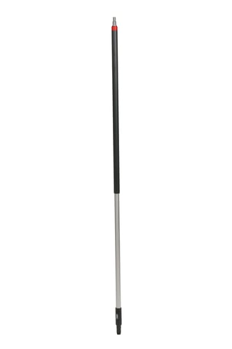 Vikan Aluminiumsskaft med slangestuds og vandgennemløb Ø31mm 1565mm sort - 1
