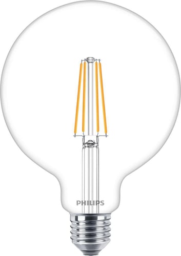 Philips MASTER Value LED Standard Dæmpbar 5,9W (60W) E27 927 G120 Klar Glas - 1