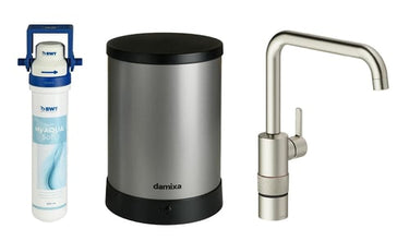 Damixa Silhouet Instant køkkenarmatur 233mm t/kogende vand J-tud stål - 1
