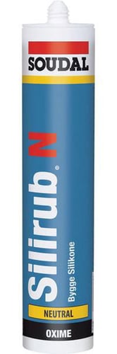 Silirub N Byggesilicone Hvid 310ML - 1