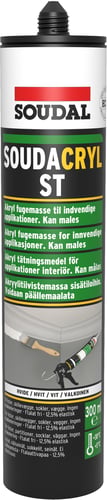 Acrylfugemasse Soudacryl ST Hvid 300 ml - 1