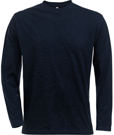 T-shirt lang ærme mørk blå str 2XL - 1