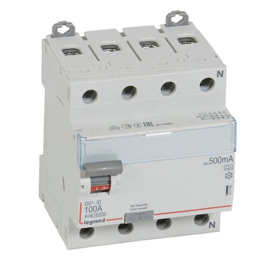DX³ RCCB fejlstrømsafbryder 100A 4pol 500mA type-A 4M 10KA - 1