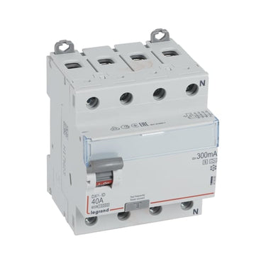 DX³ RCCB fejlstrømsafbryder 40A 4pol 300mA type-A-S 4M 10KA - 1