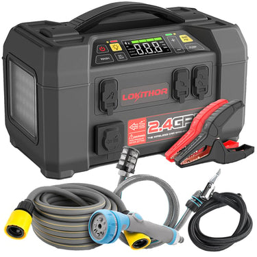 Lokithor 12V 2500A jump starter/vandpumpe 5i1 - 1