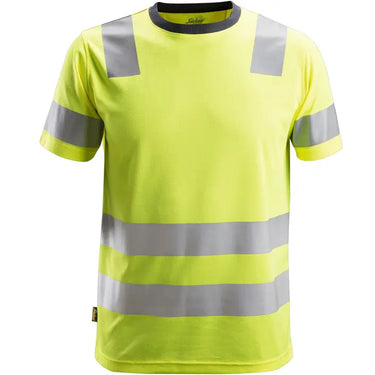 Snickers AllroundWork High-Vis T-shirt 2530 gul kl 2 str 2XL - 1