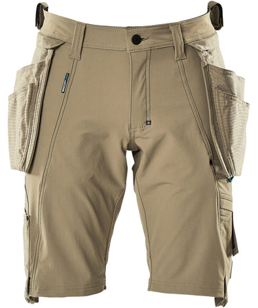MASCOT Advanced håndværker shorts 17149 khaki C62 - 1
