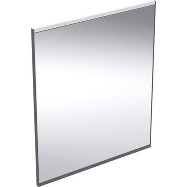 Geberit Option Plus Square spejl med lys 60 x 70 cm sort mat - 1