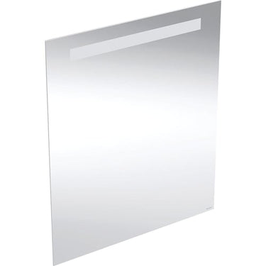 Geberit Option Basic Square spejl med lys 60 x 70 cm aluminium - 1