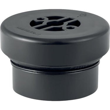 Geberit PE gevindovergang Ø75 mm m/skruelåg sort - 1