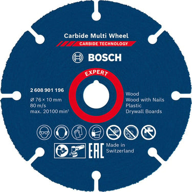 Bosch Skæreskive Multiwheel 76x10mm HM - 1