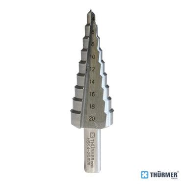 Thürmer Tools trappebor HSS Standard nr1 4-20 mm - 1