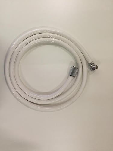 Bruserslange 1500 mm hvid - 1