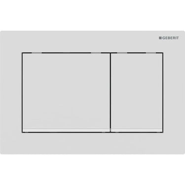 Geberit Omega30 betjeningsplade duo hvid - 1