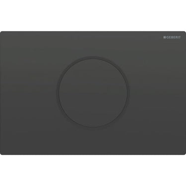 Geberit Sigma10 betjeningsplade duo netdrift berøringsfri/auto mat sort - 1