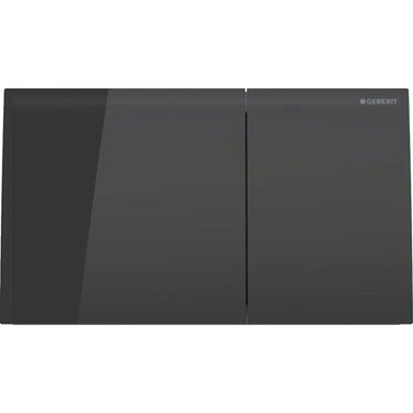 Geberit Sigma70 betjeningsplade sort/glas - 1