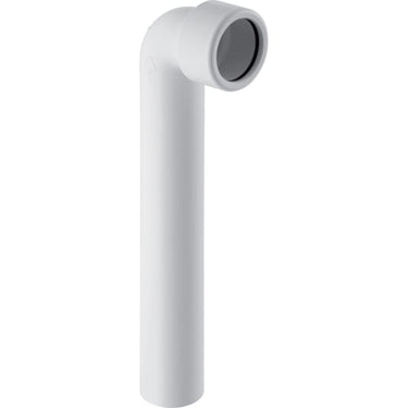 Geberit afløbsbøjning 90° Ø32 mm x 700 mm Alpin-hvid - 1