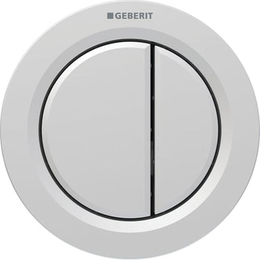Geberit type 01 fjernbetjent skyllestyring pneumatisk duo mat krom - 1