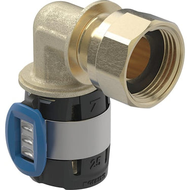 Geberit FlowFit bøjning 90° 16mmx3/4" blyfri siliciumbronze - 1