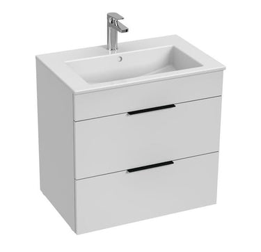 LAUFEN JIKA CUBE møbelpakke 2 sk 65x43cm hvid/sort - 1