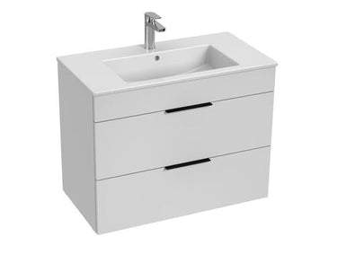 LAUFEN JIKA CUBE møbelpakke 2 sk. 80 x 43 cm hvid/sort - 1