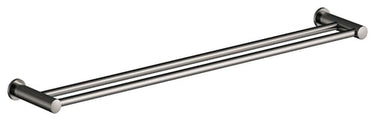 Damixa håndklædestang dobbelt 800 mm børstet Graphite Grey PVD - 1
