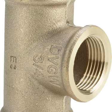 Viega T-stykke 3/4" rødgods - 1