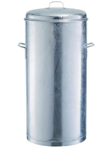 Låg til affaldsbeholder 60L galvaniseret - 1
