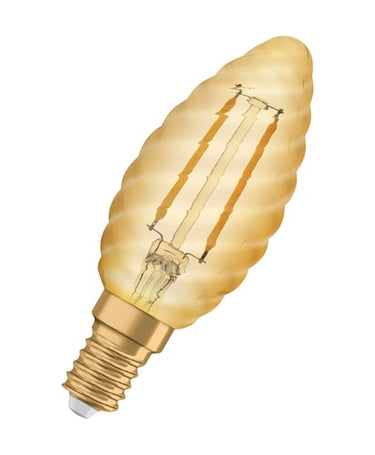 LEDVANCE Vintage 1906 LED kerte snoet guld filament 120lm 1,5W/824 (12W) E14 - 1