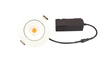 Luna Low profile Elite Downlight ISO Mat Hvid 2700K 360lm 5,4W Dæmpbar IP44 - 1