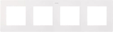 Simon 24 Harmonie ramme 4 modul hvid - 1