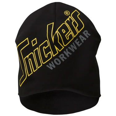 Snickers FlexiWork beanie 9030 one size logo sort - 1