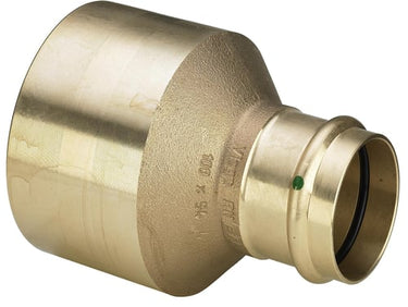 Sanpress XL reduktion 88,9 x 76,1 mm rødgods - 1