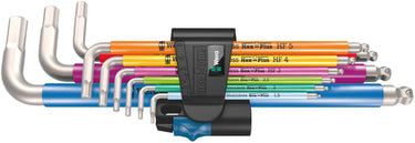 Wera vinkelnøgle set 3950/9 Hex-Plus Multicolour HF Stainless 1 - 1