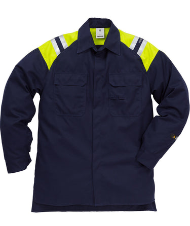 Fristads Flamestat skjorte 7074 Mørk Marine str L - 1