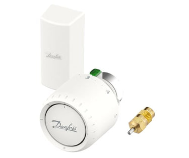 Danfoss Aveo RA/VL servicetermostat med fjernføler 2 m og servicepakdåse - 1