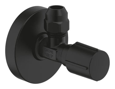 GROHE vinkelventil 1/2" x 3/8" Ø55 mm Phantom black - 1