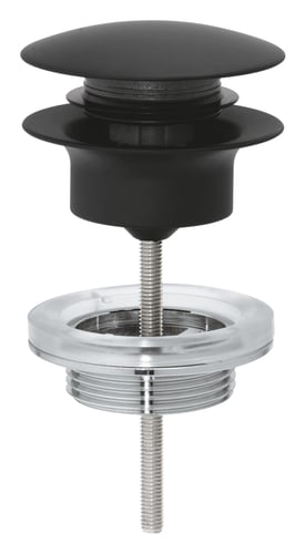 GROHE bundventil 1 1/4"/Ø64 mm Phantom Black - 1