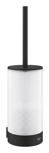 GROHE Selection toiletbørste sæt Phantom black/glas - 1