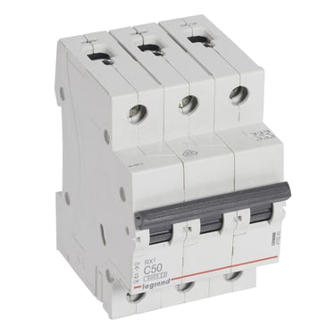 RX³ MCB automatsikring C50 3pol 3M 6000A - 1