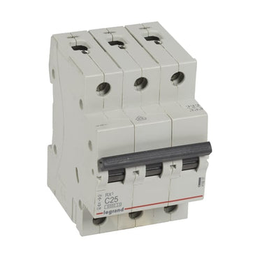 RX³ MCB automatsikring C25 3pol 3M 6000A - 1