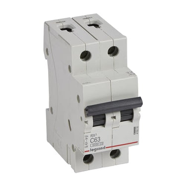 RX³ MCB automatsikring C63 2pol 2M 6000A - 1