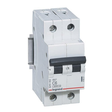 RX³ MCB automatsikring C6 2pol 2M 6000A - 1