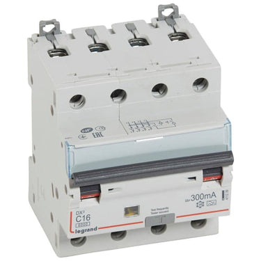 DX³ RCBO kombiafbryder C16 4pol 300mA type-A 4M 6000/6KA - 1