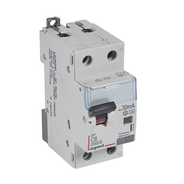 DX³ RCBO kombiafbryder C6 1pol+N 30mA type-A 2M 6000/6KA - 1