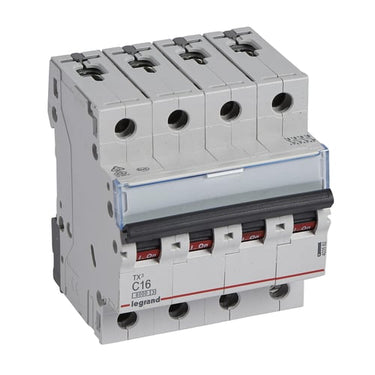 TX³ MCB automatsikring C16 4pol 4M 6000/6KA - 1