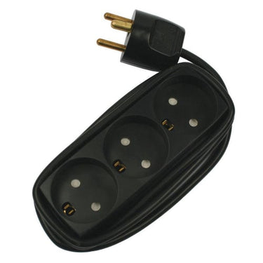 Stikdåse T11 3R med jord 3m sort - 1