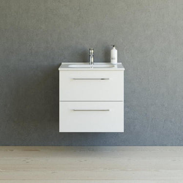 Dansani Mido+ møbelpakke 61 cm 2 sk. vask Kantate hvid mat - 1